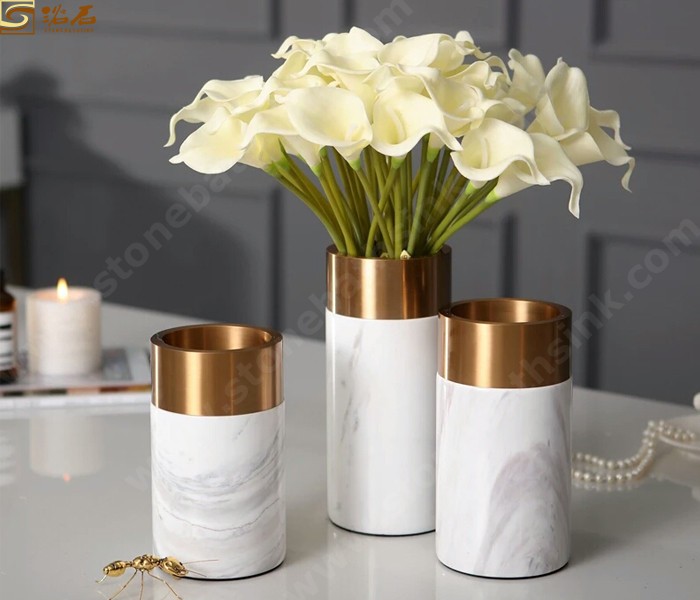 Ariston Marble Candle Holders