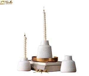 Candelero de mármol blanco de Guangxi