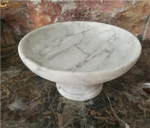 Chiny Półmisek marmuru Carrara