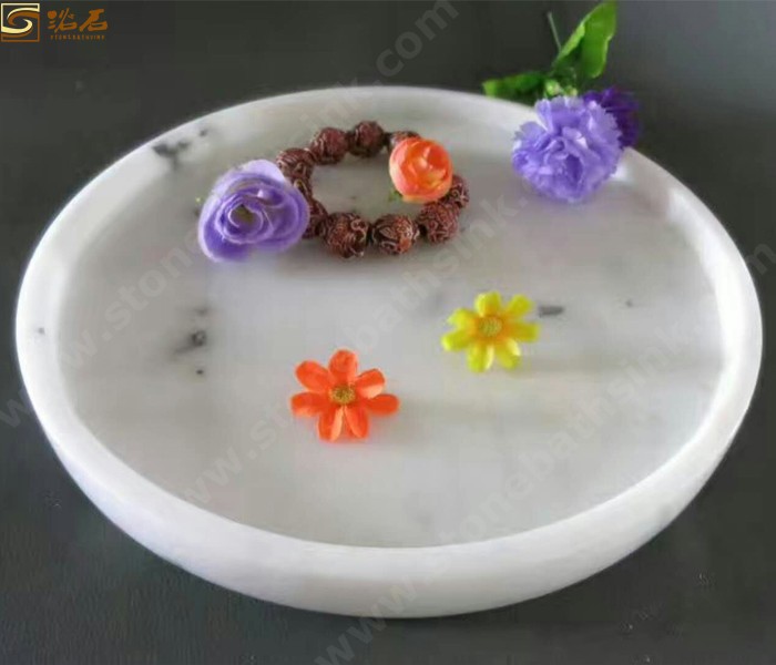 Китай Блюдо из белого мрамора Гуанси, производитель