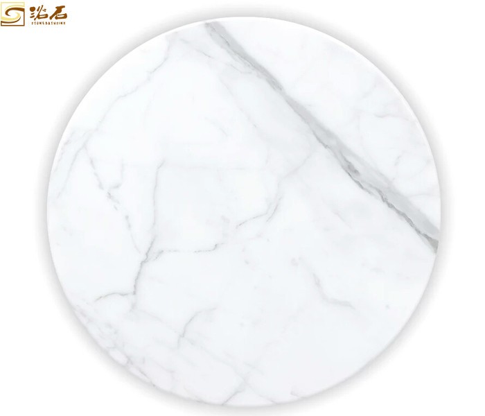Bianco Carrara White Marble Platter and Dish