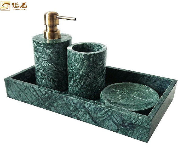 Indian Green Marble Bathroom Accessories