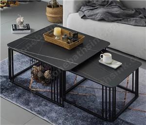 La mesa de comedor extensible plegable moderna italiana de los muebles fija los sistemas de la mesa de centro