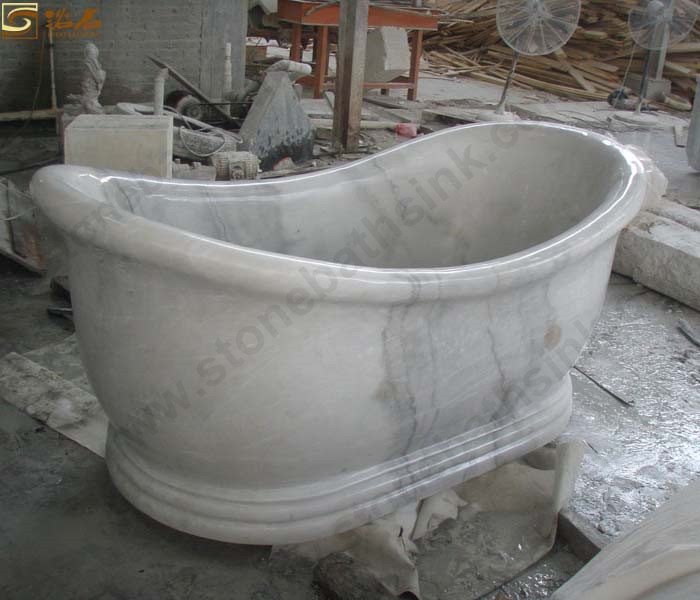 Китай Китайская ванна из белого мрамора Guangxi в ванной комнате, производитель
