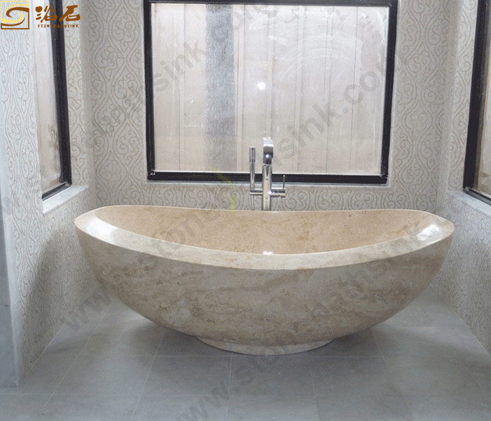 Китай Кремовые мраморные ванны для ванной комнаты, производитель