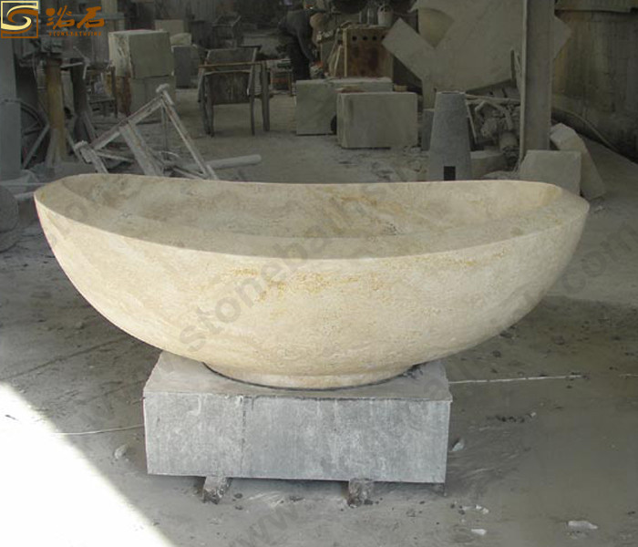Китай Кремовые мраморные ванны для ванной комнаты, производитель