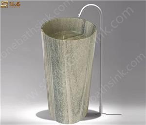 Fregadero de mármol verde claro Fregadero independiente Dreamy Jade
