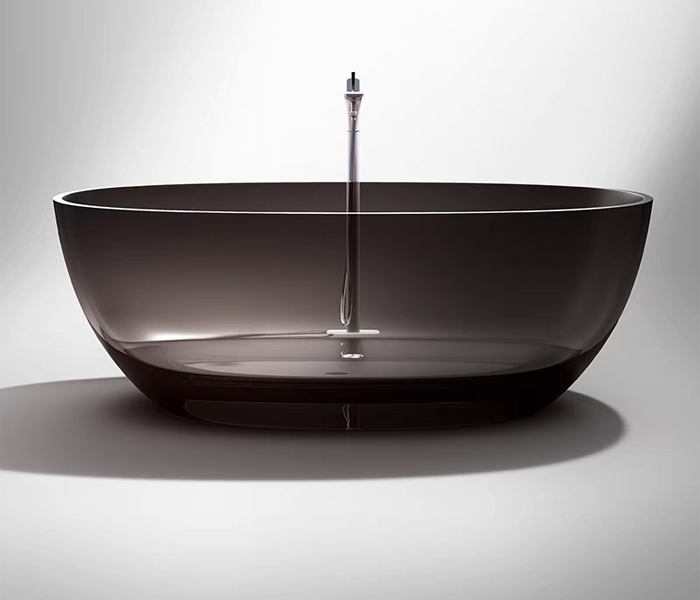 New Arrival Modern Shaped Design Freestanding Solid Surface Bathtub CHR-SB-A900