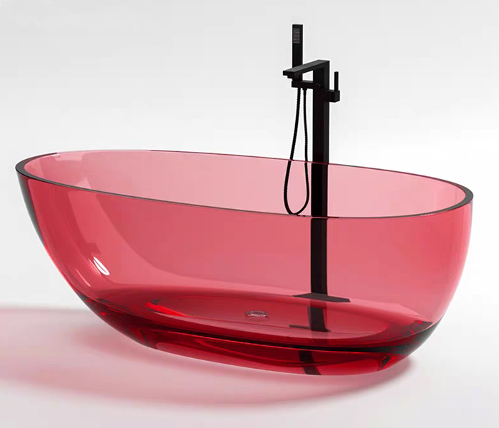 China Acrylic Bathtub Pink/Blue/Brown Solid Bathtubs CHR-SB-A9001