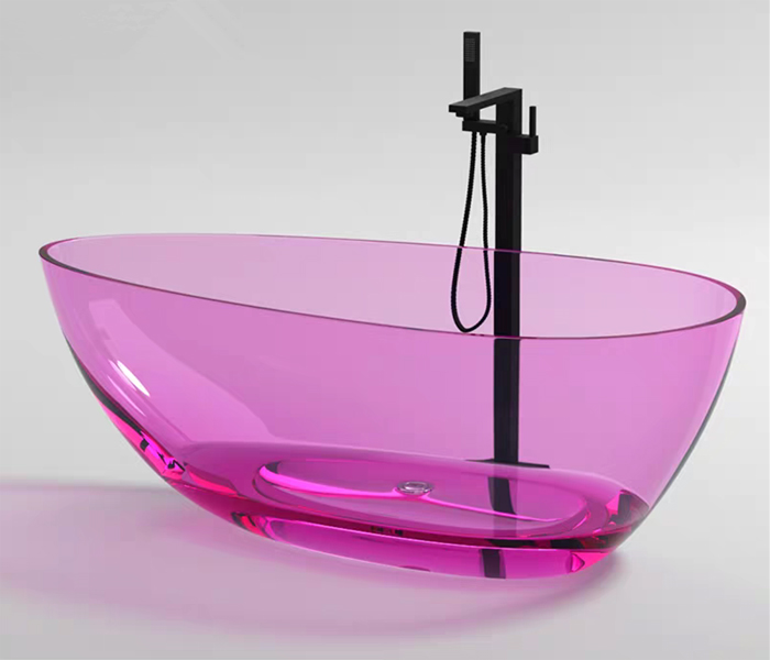 China Acrylic Bathtub Pink/Blue/Brown Solid Bathtubs CHR-SB-A9001