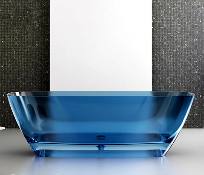 Китай Оптовая торговля каменной композитной ванной Отдельностоящая прозрачная ванна с твердой поверхностью ЧР-СБ-A9002, производитель