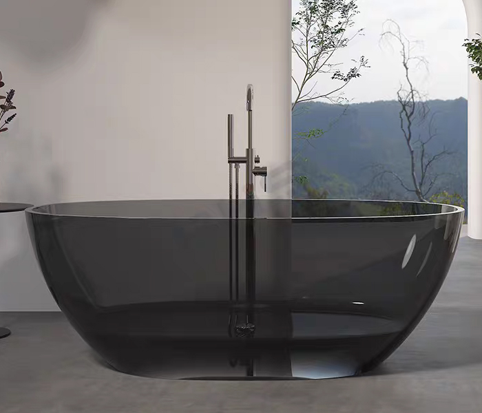 Popular Oval Freestanding Acrylic Bath Tubs CHR-SB-A9004