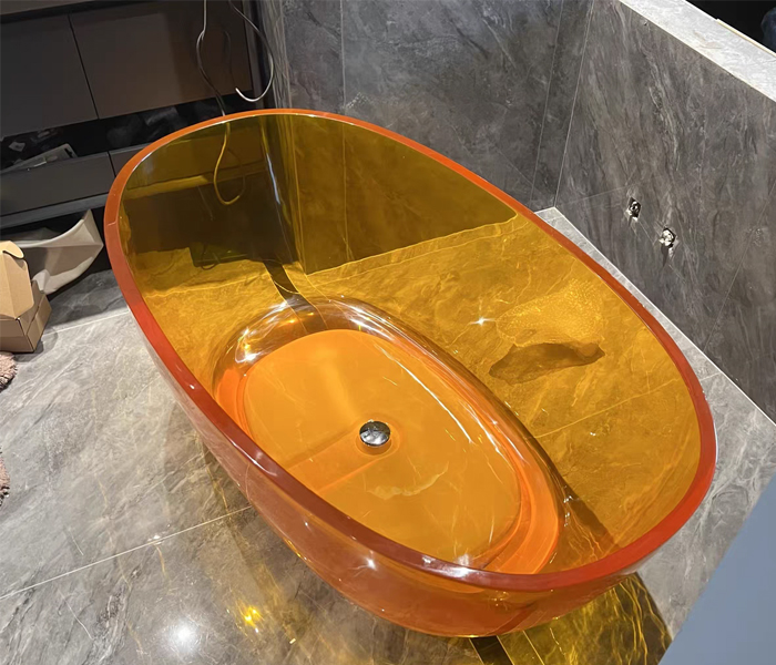 Banheiras de banho autônomas ovais populares de acrílico CHR-SB-A9004