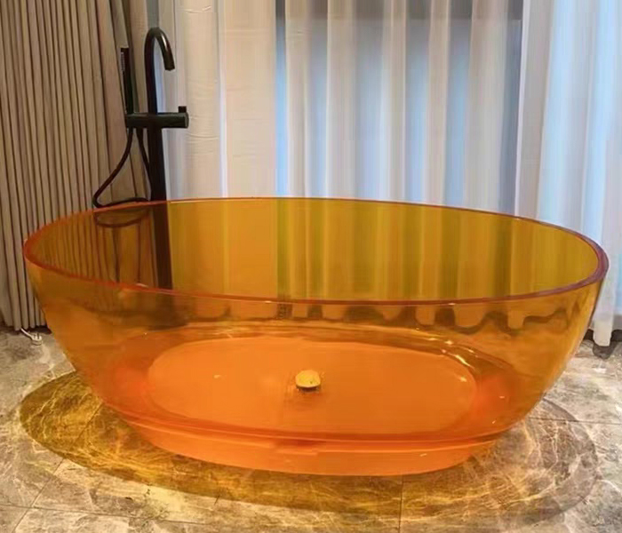 Popular Oval Freestanding Acrylic Bath Tubs CHR-SB-A9004