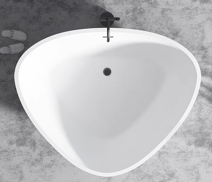 White Artificial Stone Bathtub CHR-SB-A9007