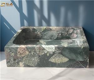 Umywalka z kamienia granitowego Rainbowstone