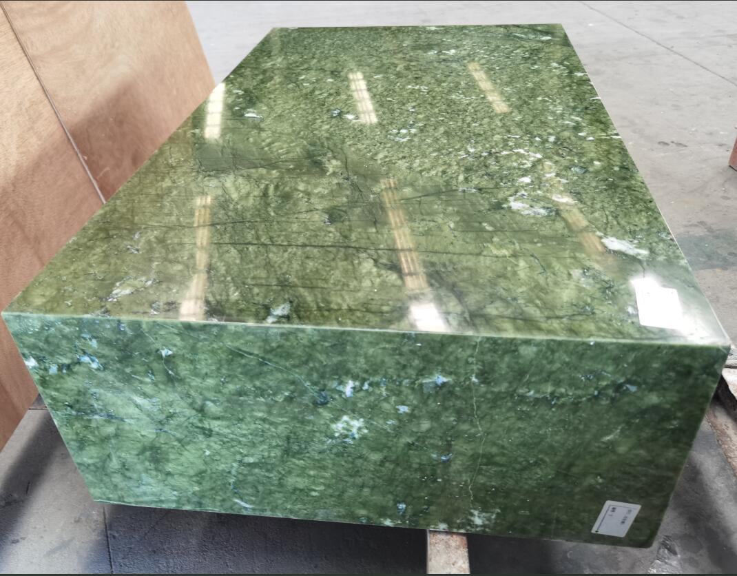 green table stone