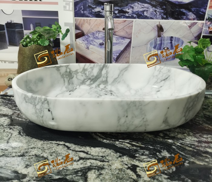 Shangrila Marble Sink Oval Shape With Good Price