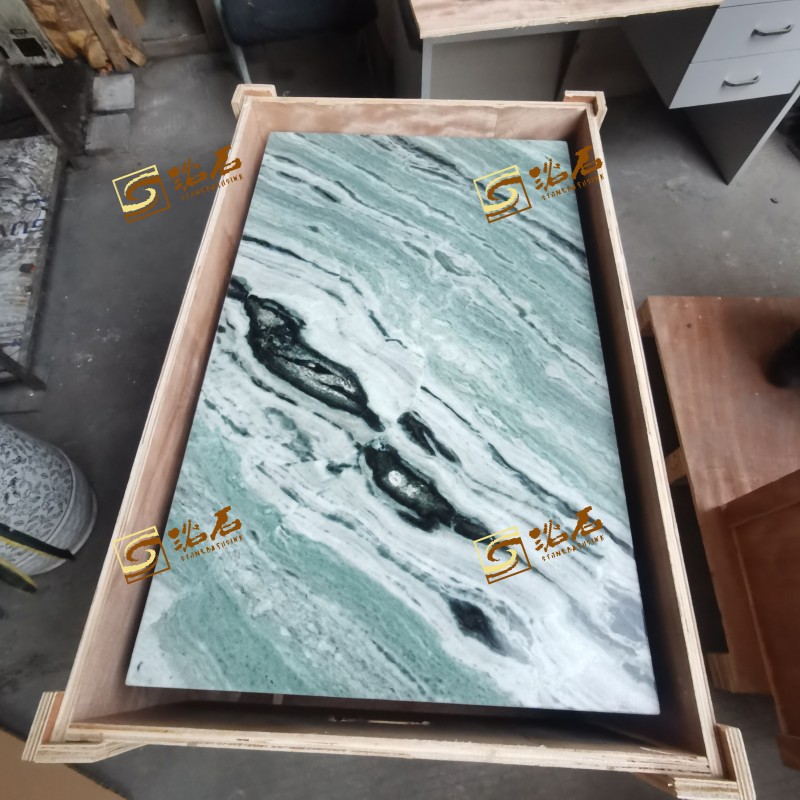 flute marble stone sink