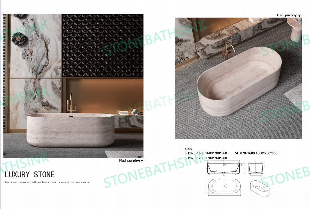 marble bathtub