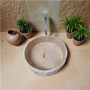 Does limestone washbasin is good for exterior decor?