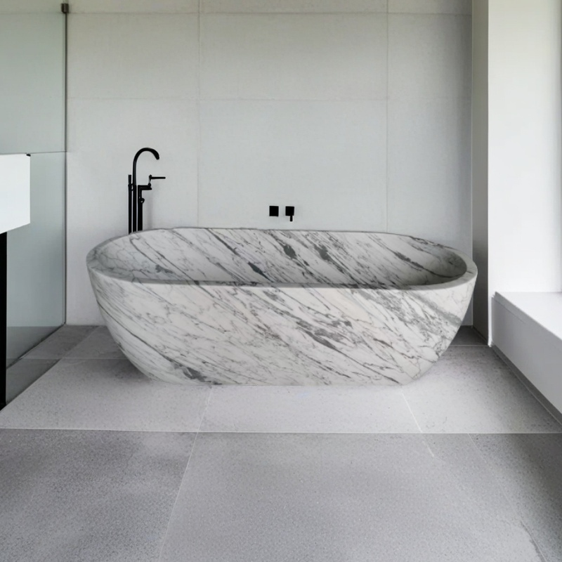 stone bathtub