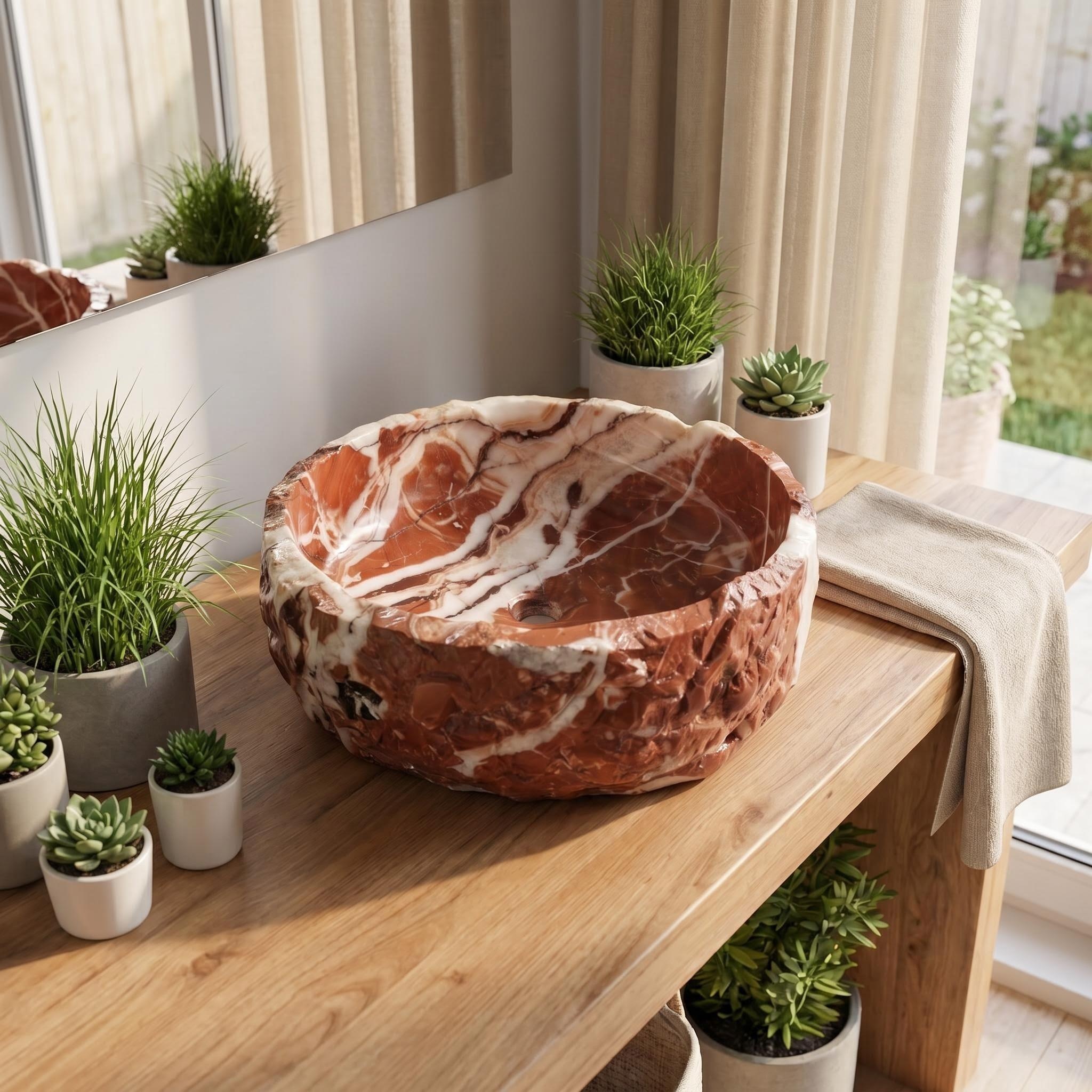 Red marble