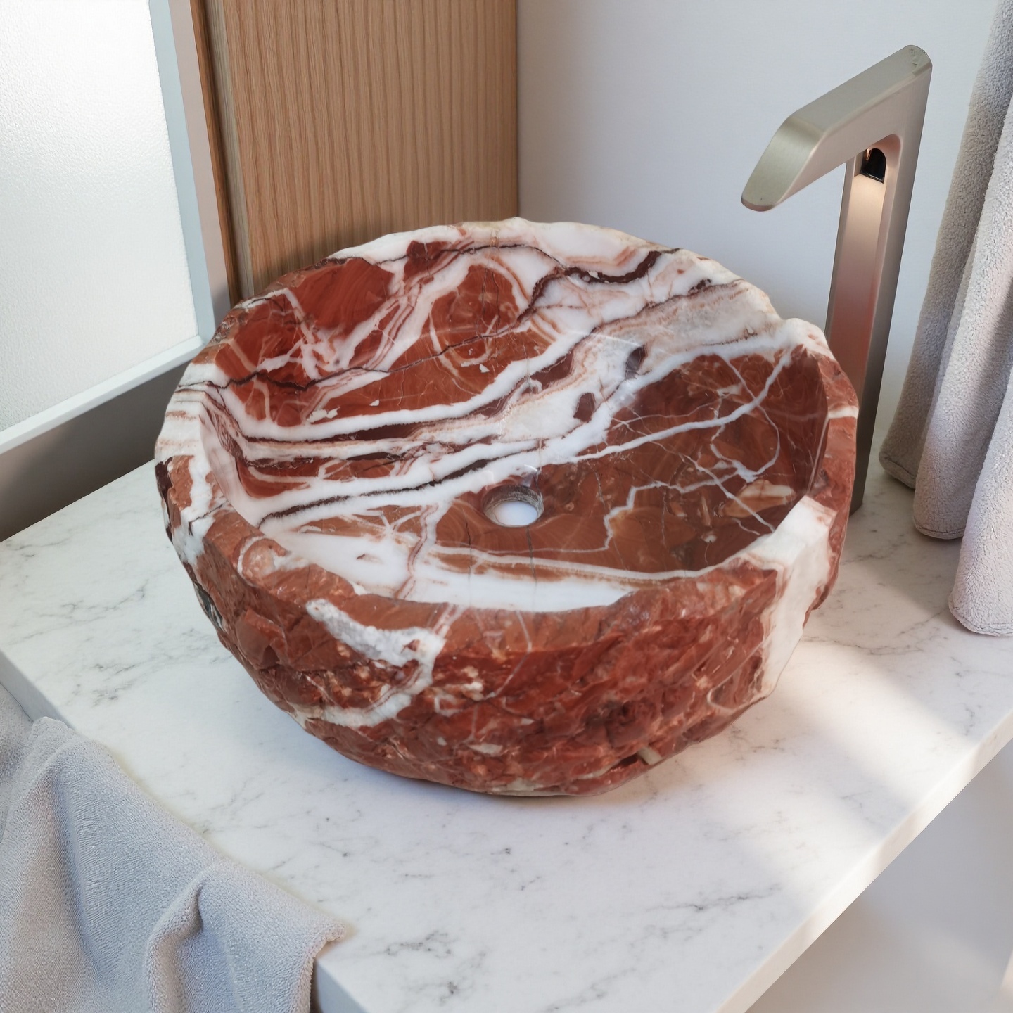 Red marble