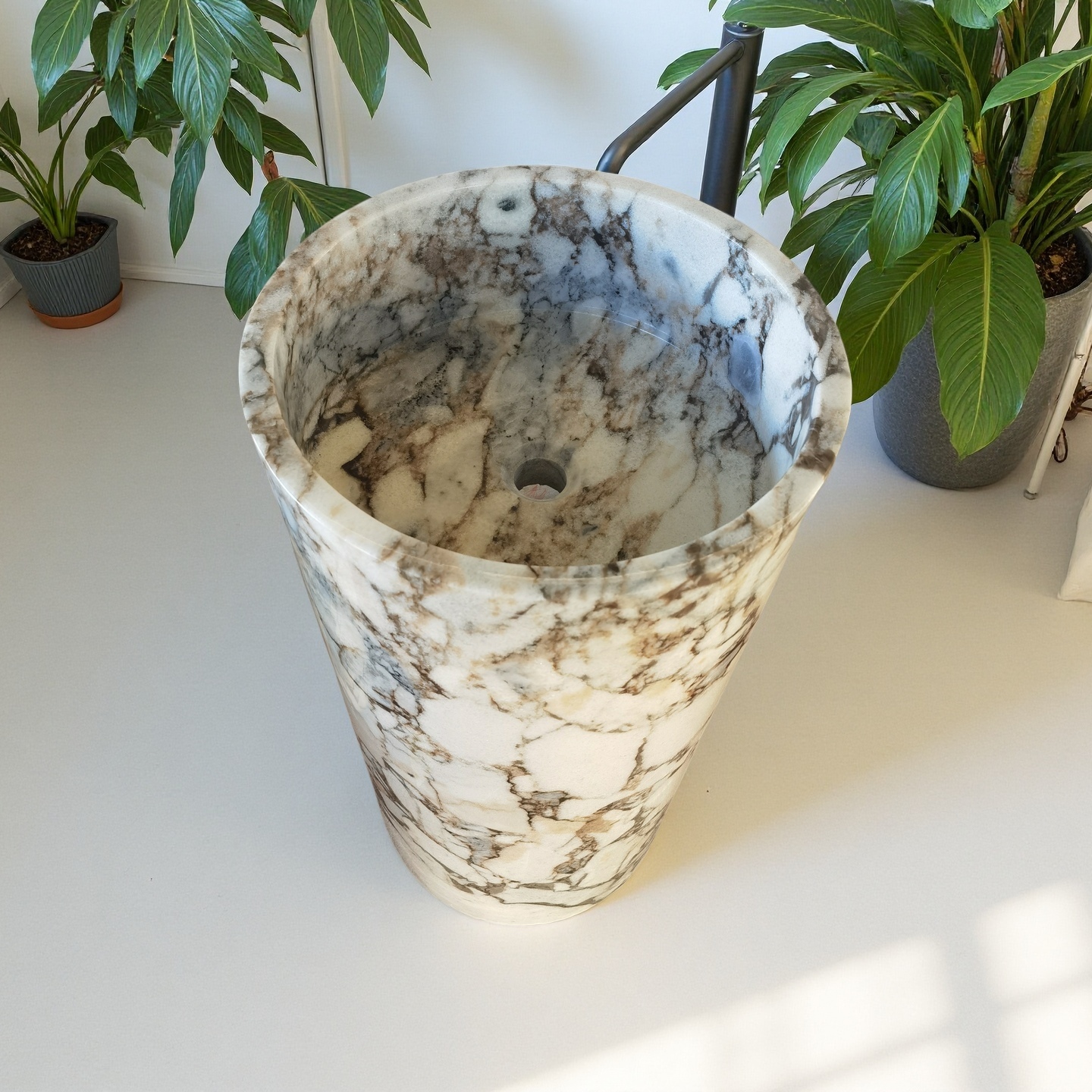 fluted marble sink fluted marble sink