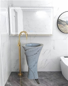 Soluzioni bagno di alta qualità in pietra naturale: lavabo in marmo, lavabo da appoggio in pietra e piano in granito per progetti B2B globali.