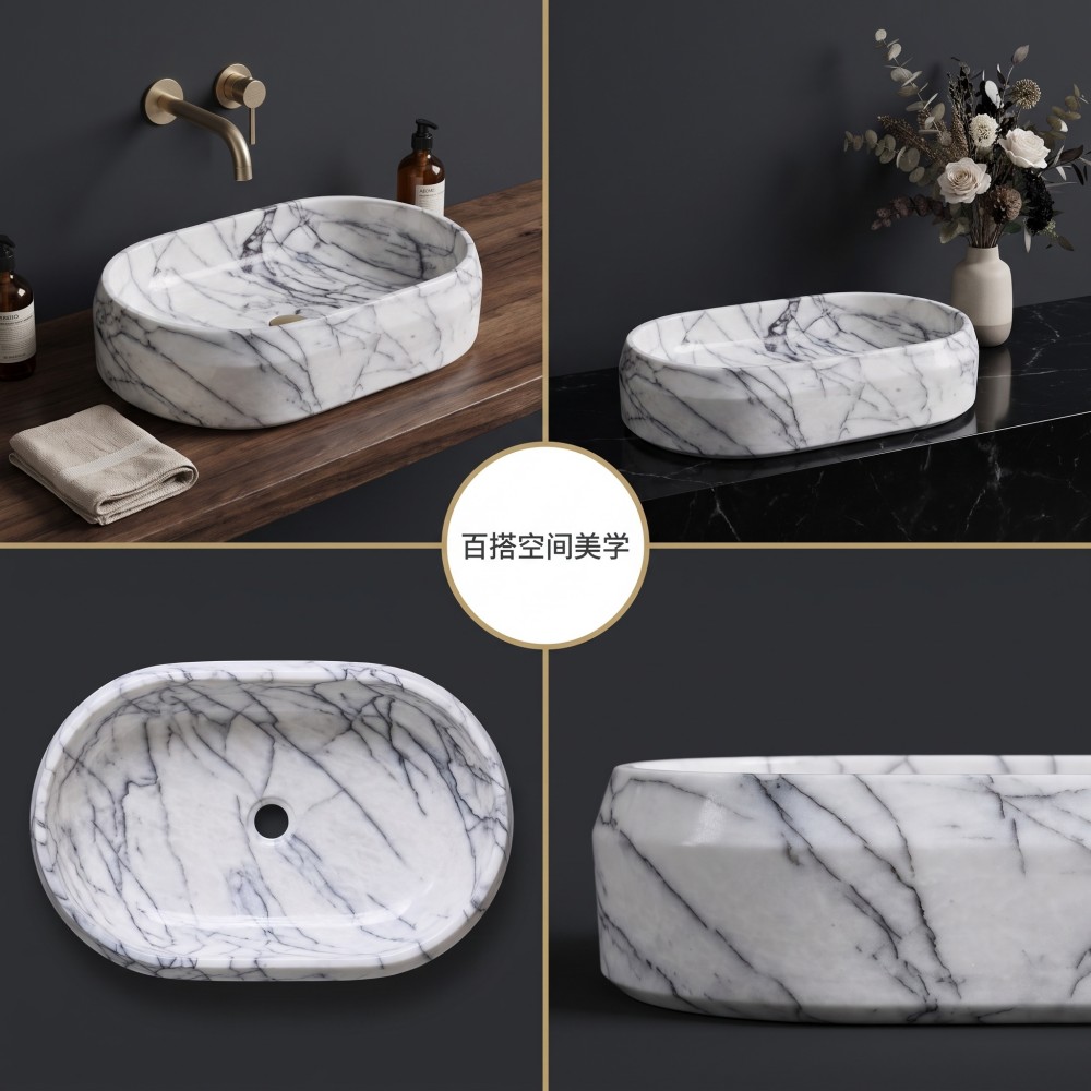 Acquista Lavabo ovale in marmo naturale bianco lilla.,Lavabo ovale in marmo naturale bianco lilla. prezzi,Lavabo ovale in marmo naturale bianco lilla. marche,Lavabo ovale in marmo naturale bianco lilla. Produttori,Lavabo ovale in marmo naturale bianco lilla. Citazioni,Lavabo ovale in marmo naturale bianco lilla.  l'azienda,
