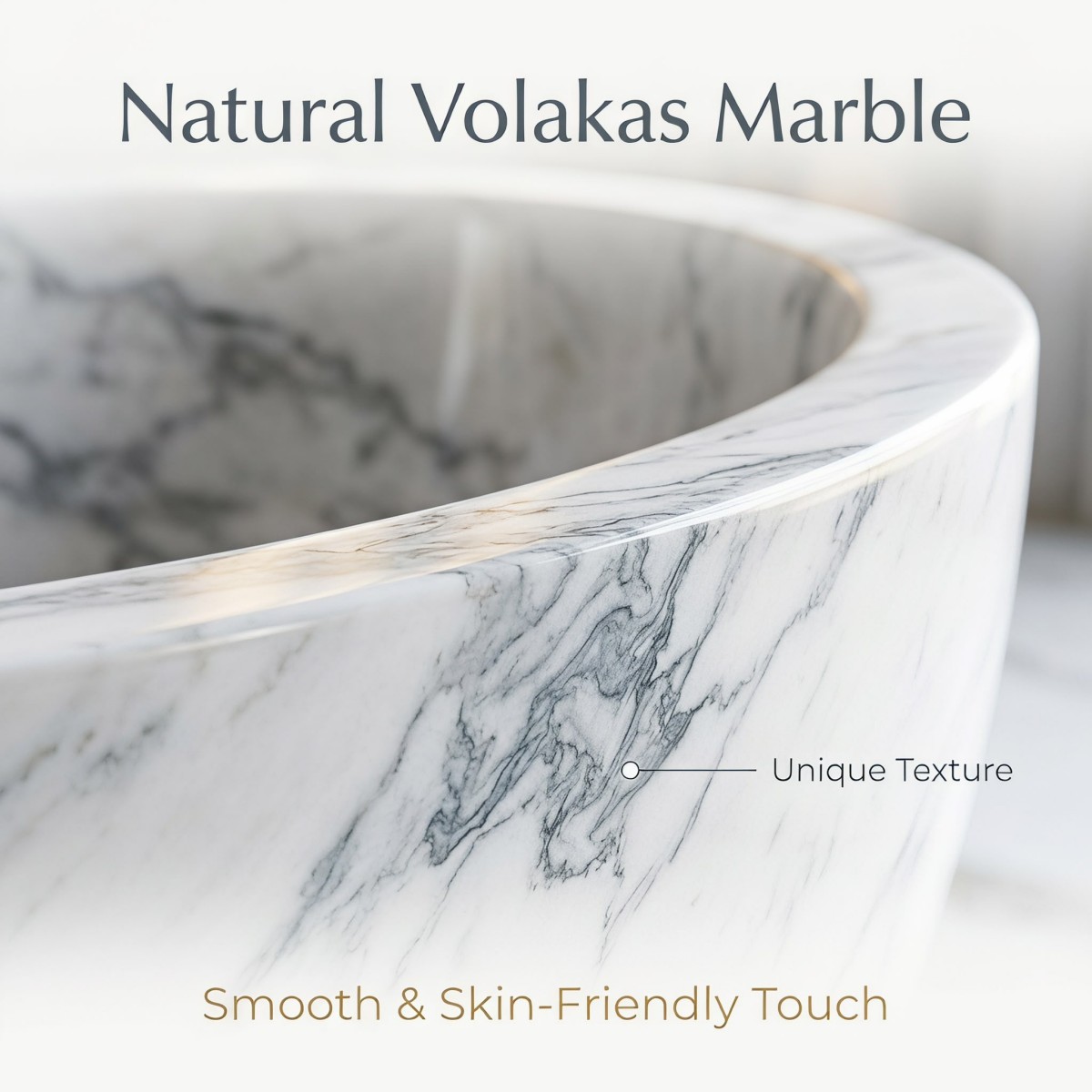 Solid Stone Tub