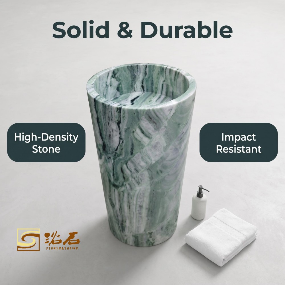 natural green pedestal sink natural green pedestal sink