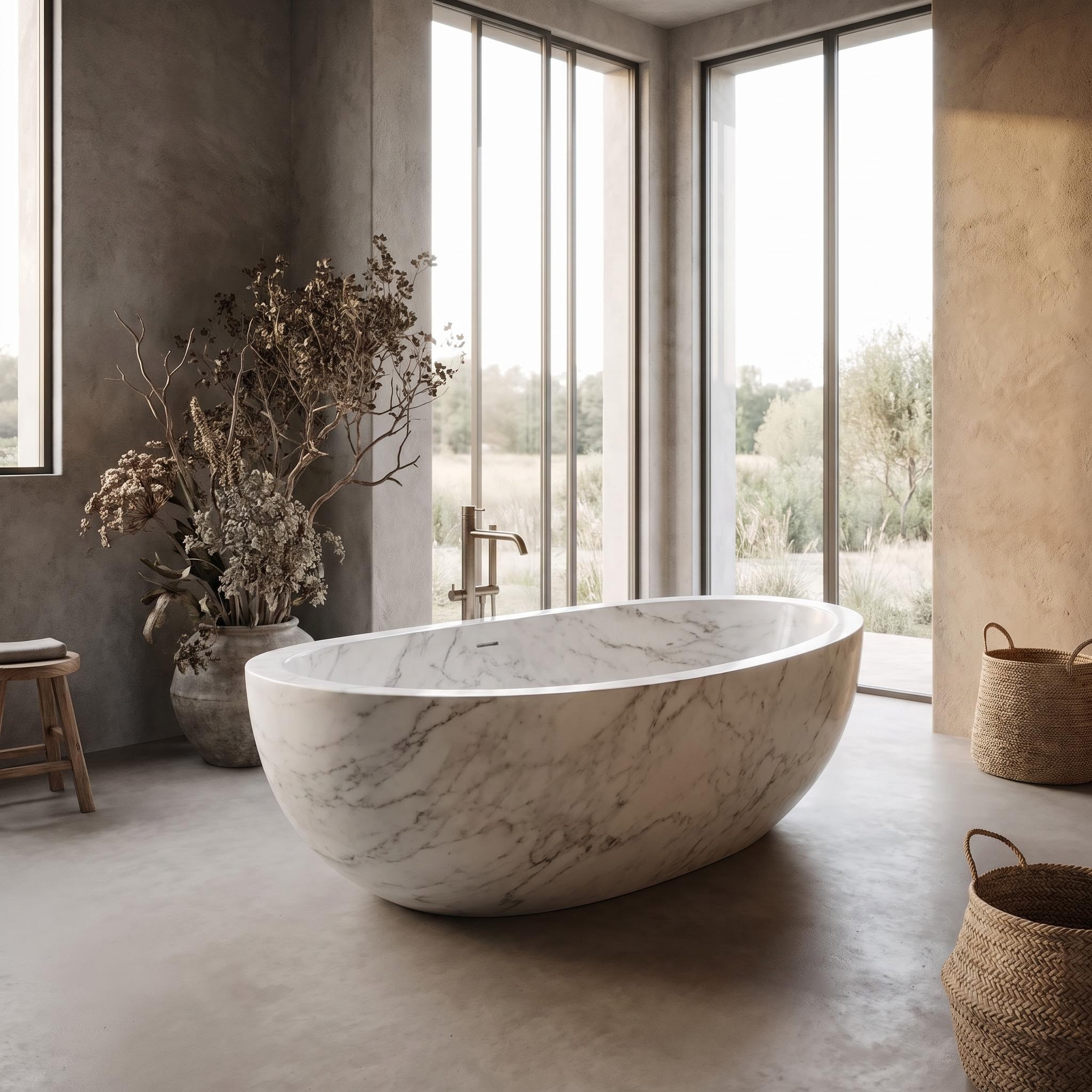 Marble vessel sink Marble vessel sink