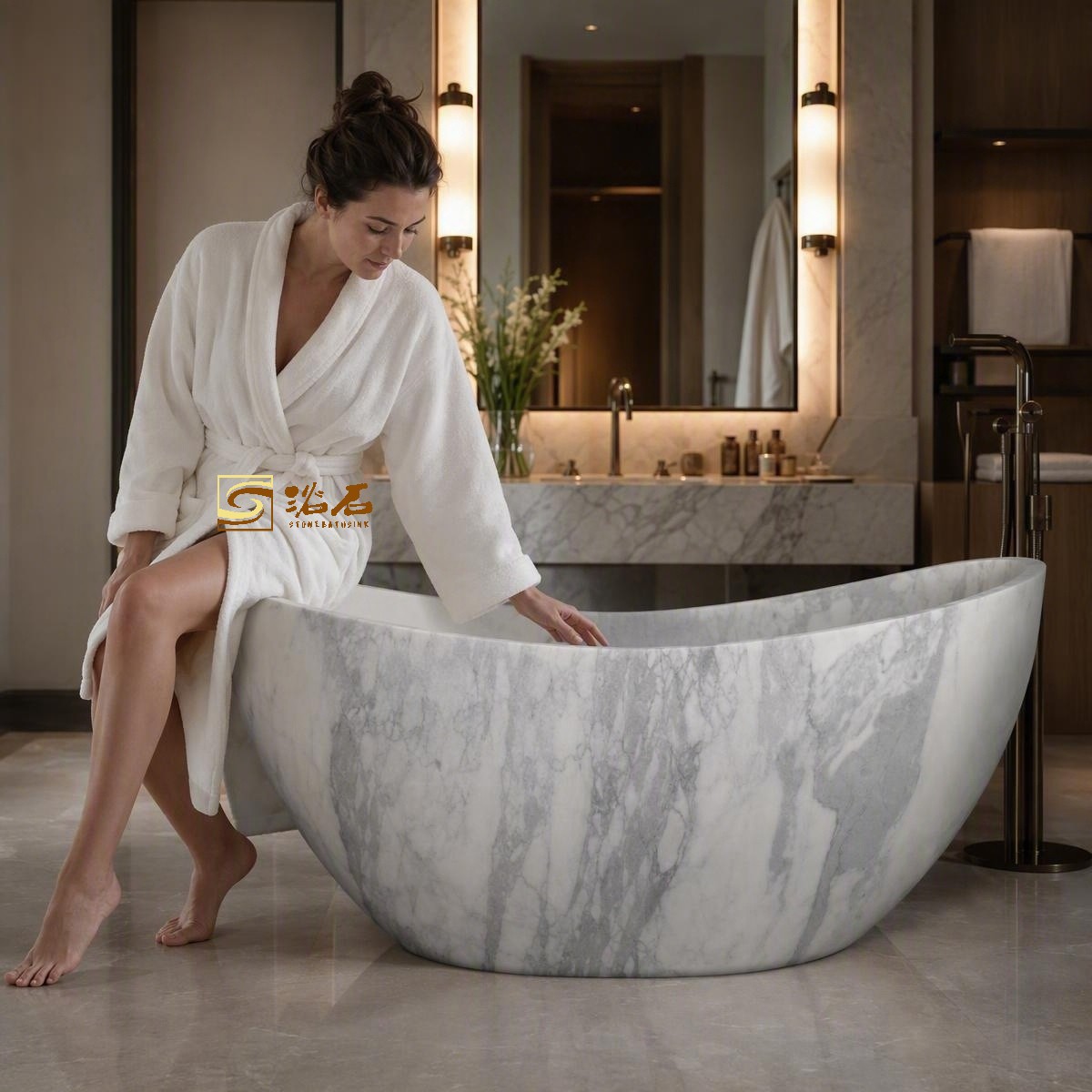 natural calacatta marble freestanding bathtub natural calacatta marble freestanding bathtub
