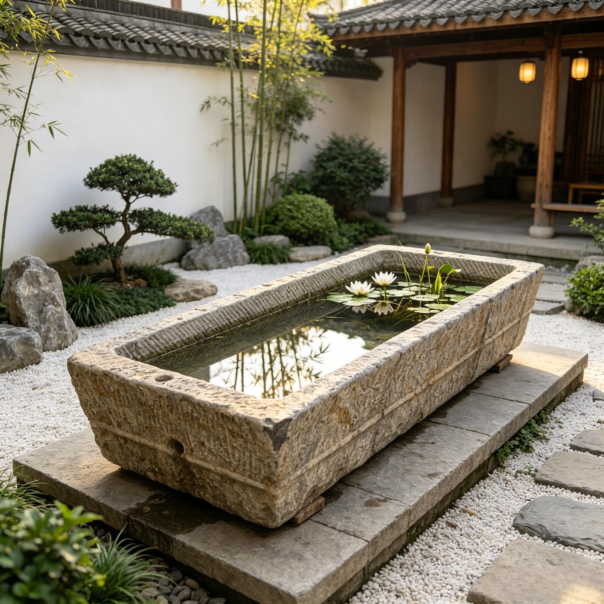 stone trough basin