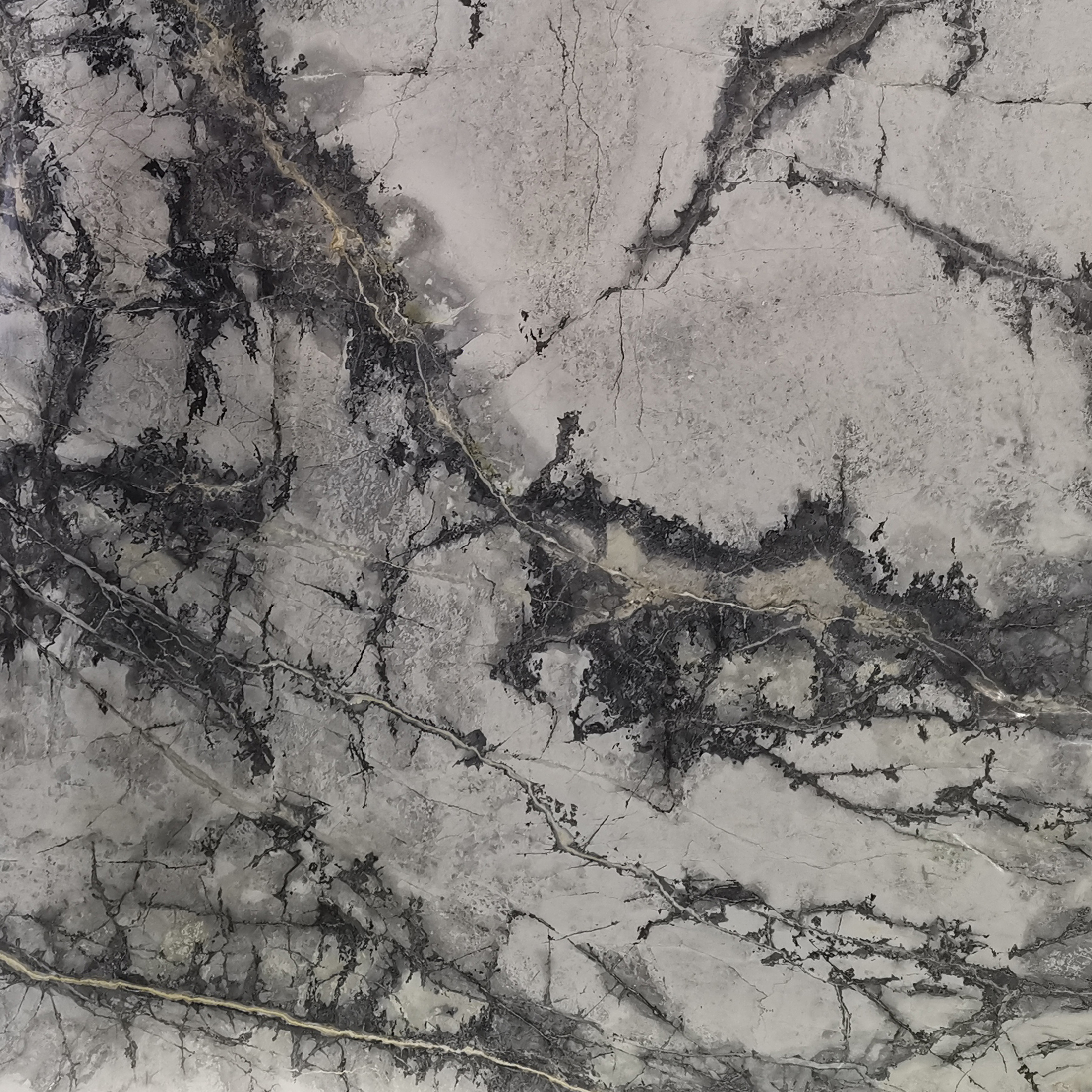 Winter River Snow Marble