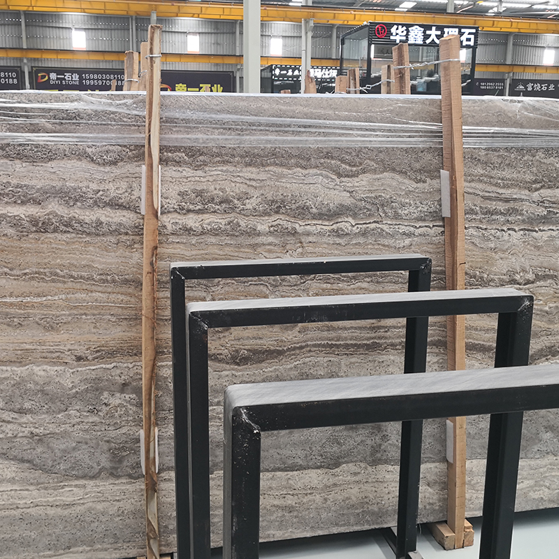 Silver Grey Travertine Marble