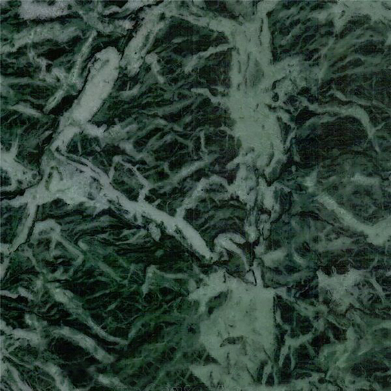 Snow Flake Green Marble