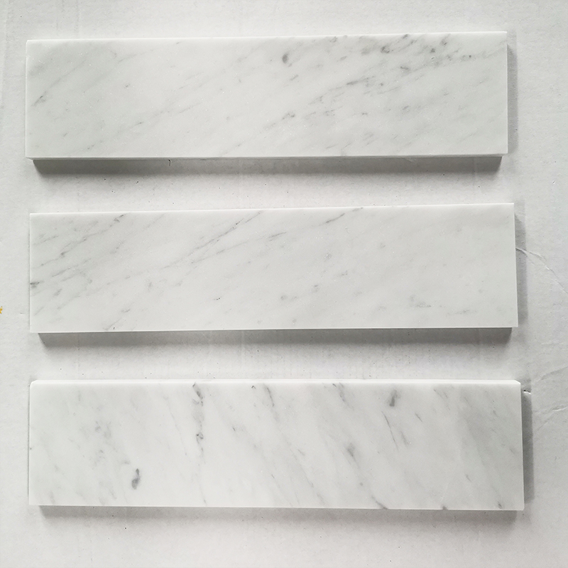 Carrara White Marble Rectangle Mosaic