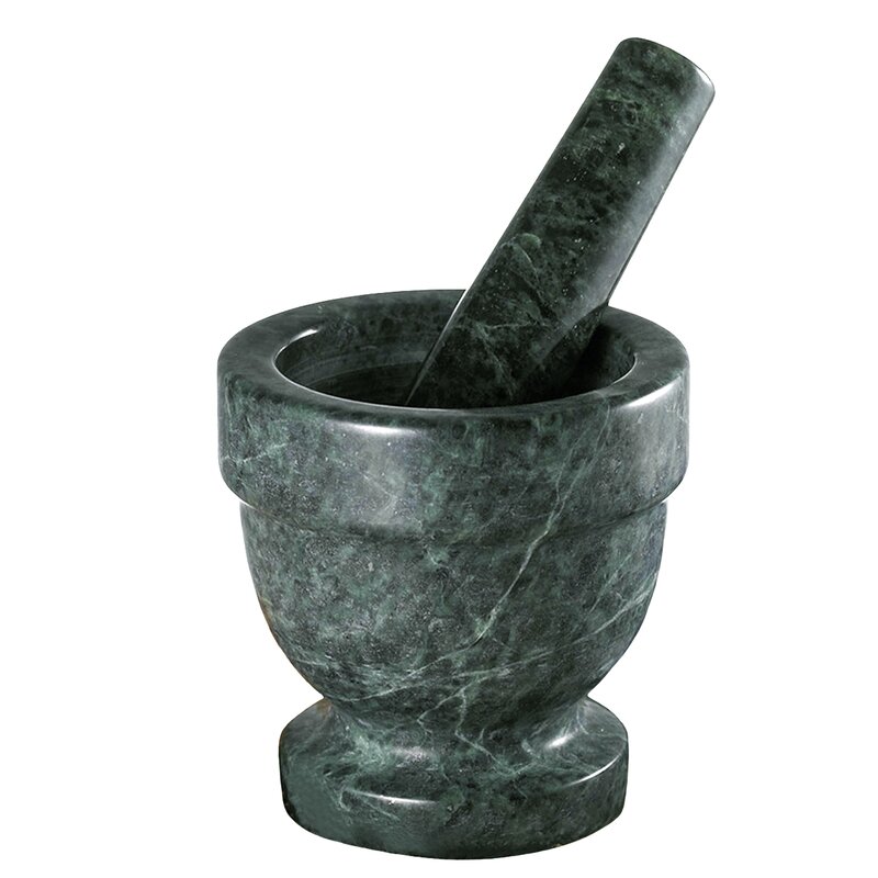 Empress Green Marble Mortar