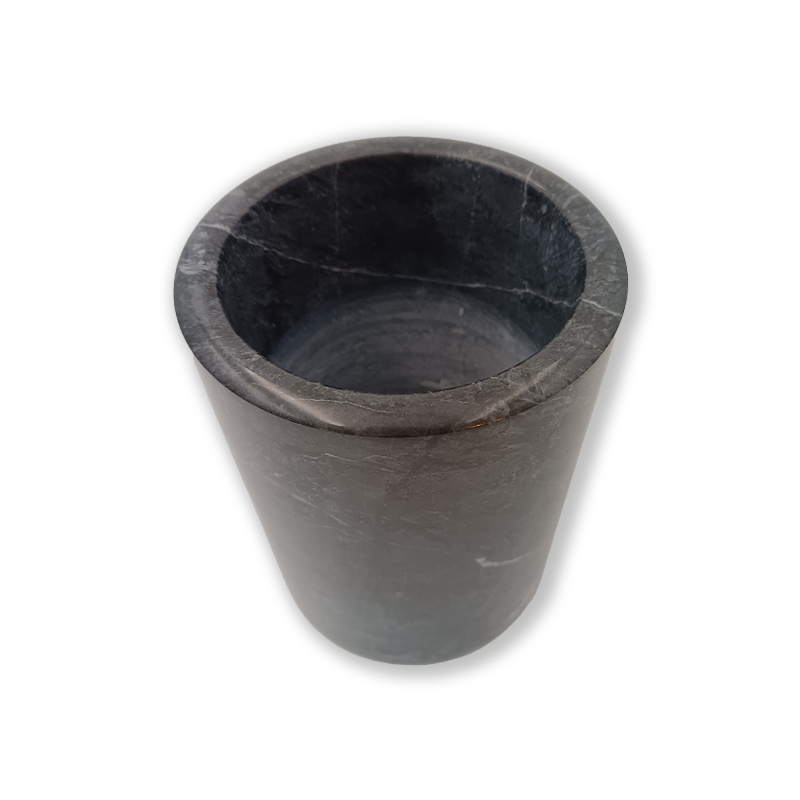 Black Nero Marquina Marble Ice Bucket