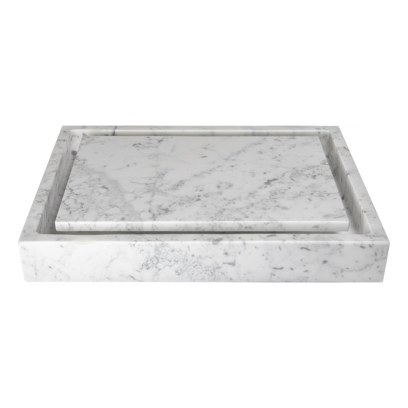 Carrara White Marble Sink