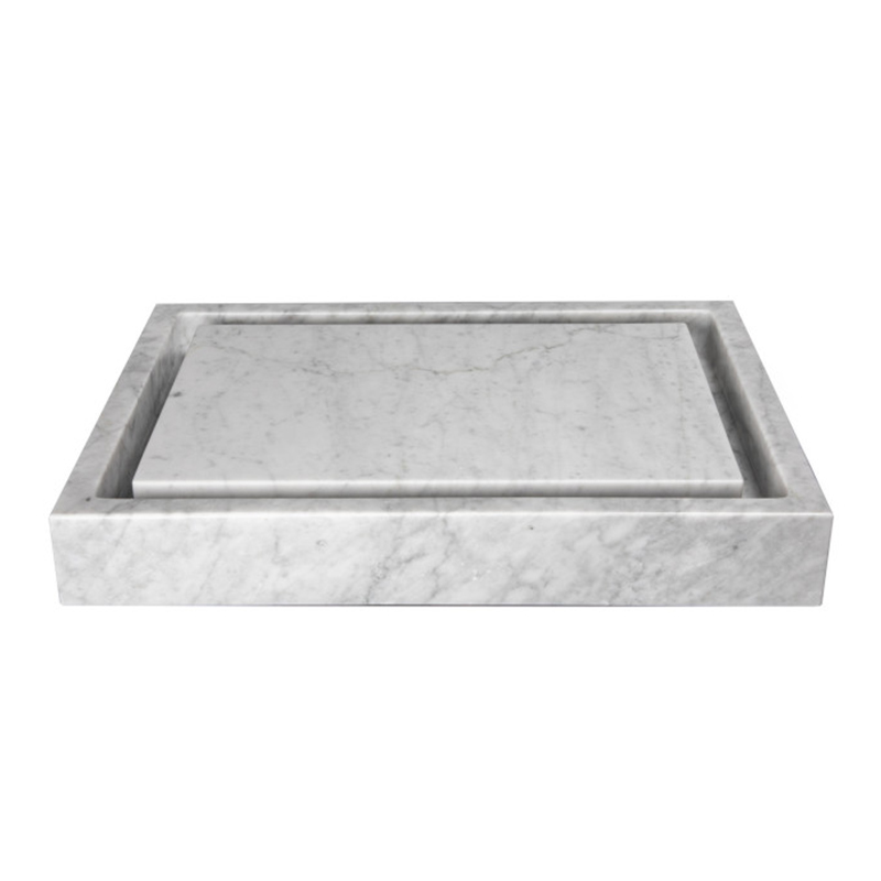 Carrara White Marble Sink