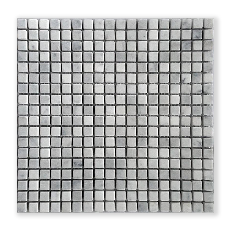 Carrara White Marble Square Mosaic