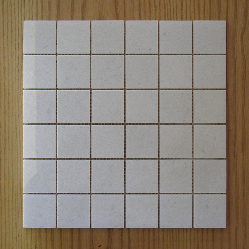 Crystal White Marble Square Mosaic