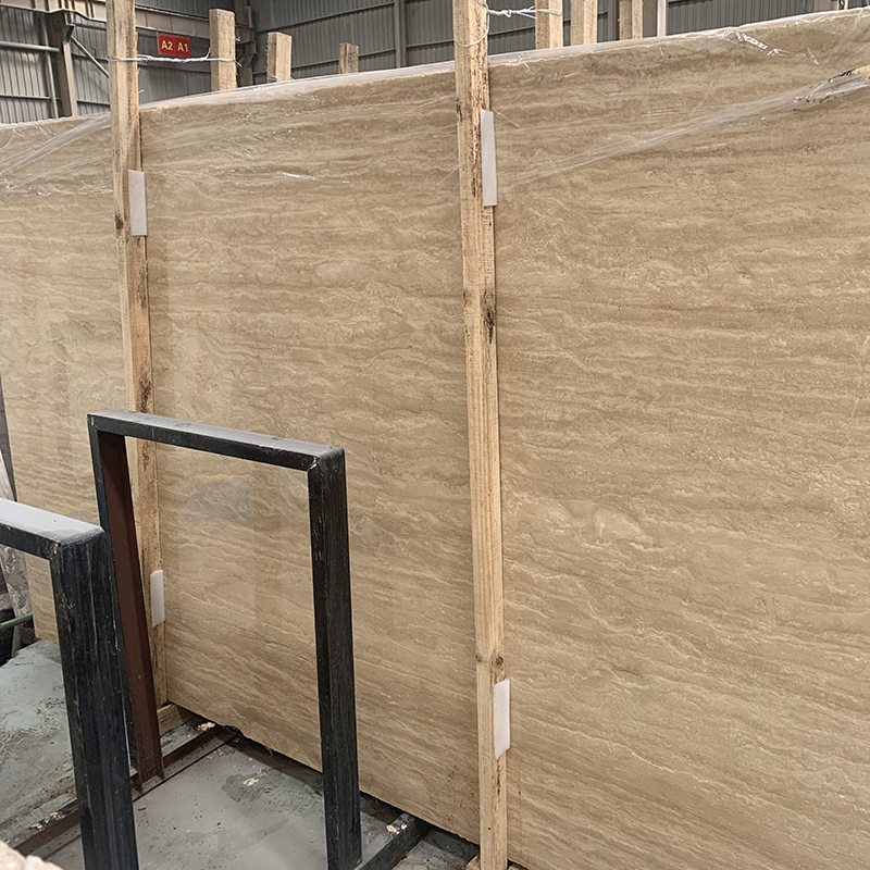 Creamy White Travertine Marble