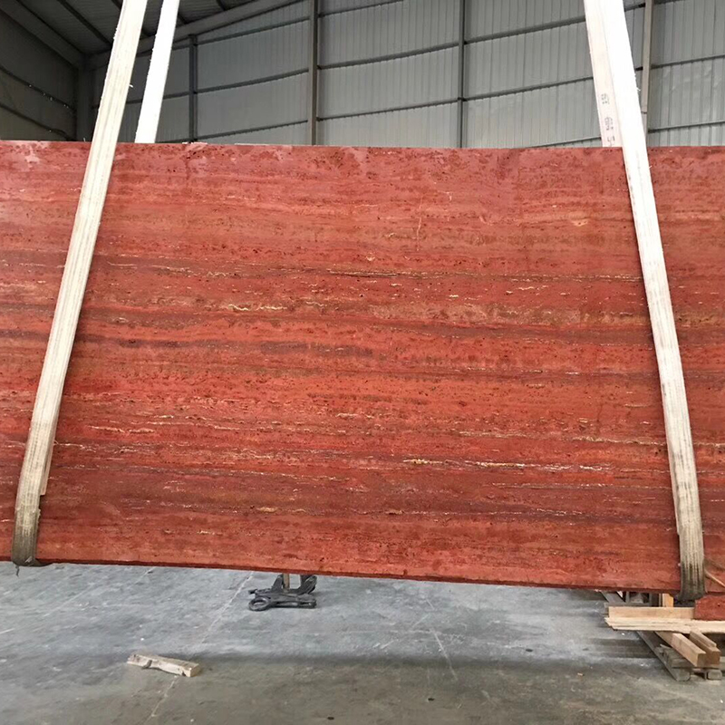 Red Travertine Marble