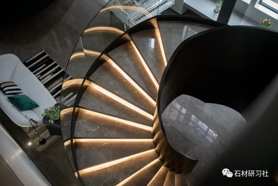 Marble stairs