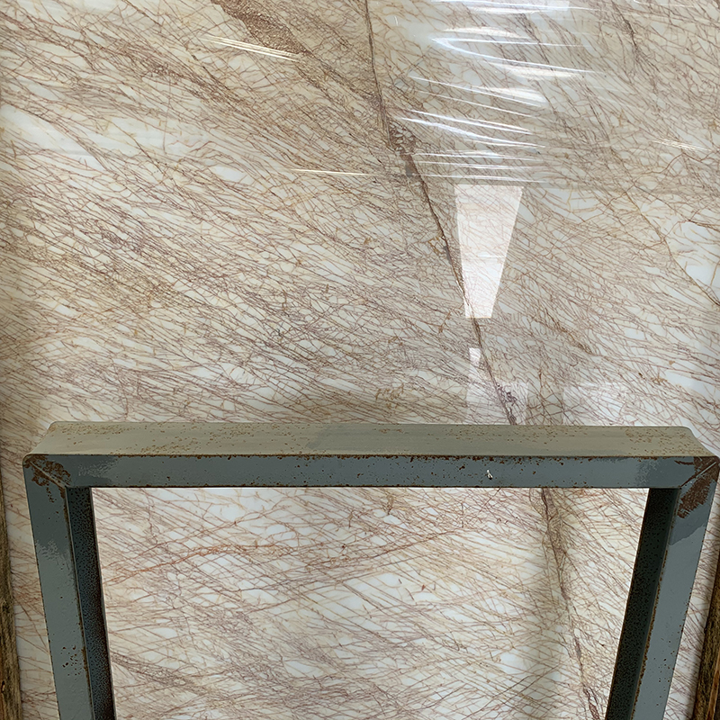 Natural Golden Spiders Marble Floor Tiles Slabs